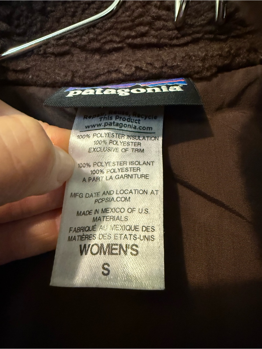 Patagonia Women’s Brown Fleece Vest